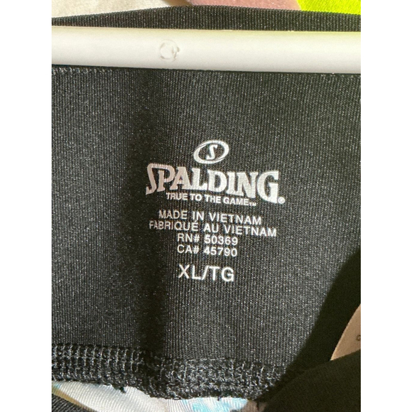 Woman’s spalding long athletic jogger pants xl black with pattern - Picture 5 of 6